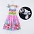 levne Květinové šaty-dětské dívčí šaty zvířecí kreslené květinové bez rukávů ležérní aktivní denní bavlněné květinové šaty po kolena letní šaty léto jaro 2-12 let s 1ks bublinkovým strojem