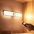 זול נורות ארון לד-מנורת אינדוקציה נטענת חכמה לחדר שינה מנורת אינדוקציה פשוטה ליד המיטה גוף אדם אור אינדוקציה למעבר שלט רחוק LED תאורת לילה