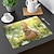 baratos Placemats &amp; Coasters &amp; Trivets-1pc coelho placemat esteira de mesa 12x1 8 polegada esteiras de mesa para festa cozinha jantar decoração