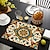 Χαμηλού Κόστους Placemats &amp; Coasters &amp; Trivets-1 τμχ έθνικ μοτίβο σουπλά πατάκι τραπεζιού 12x18 ιντσών για διακόσμηση τραπεζαρίας κουζίνας πάρτι