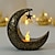 cheap Decorative Lights-LED Star Moon Candle Light Eid al-Fitr Mubarak Festival Decor Night Light Muslim Holiday Home Decoration Lantern