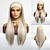 cheap Synthetic Trendy Wigs-Synthetic Wig Uniforms Career Costumes Princess Straight kinky Straight Middle Part Layered Haircut Machine Made Wig 26 inch Light Blonde Synthetic Hair Women&#039;s Cosplay Party Fashion Blonde