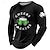 Χαμηλού Κόστους Ανδρικά 3D T-shirts-αγ. patrick graphic τριφύλλι μπύρα σχεδιαστής μόδας ανδρικό μπλουζάκι 3d print μπλουζάκι αθλητικό μπλουζάκι για διακοπές σε εξωτερικούς χώρους μαύρο μπλε πράσινο μακρυμάνικο πουκάμισο με λαιμόκοψη άνοιξη &amp; φθινοπωρινά ρούχα