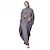 billige Arabisk muslim-Dame Kjoler Abaya Turban Sjale Hijab skjerf Dubai islamsk Arabisk Arabisk Muslim Ramadan Helfarge Voksne Kjole Halstørklæ