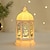 abordables Lampes décoratives, gadgets-Lampe à vent marocaine vintage européenne simple, chandelier de château, lampes d&#039;accessoires de décoration rustiques