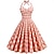 cheap 1950s-Halter Dress Dorothy Gingham 1950s Dress for Women Retro Vintage Midi Summer Swing Pin-up Dress Vintage Dress Tea Party Costume Casual Daily