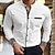 Χαμηλού Κόστους ανδρικό πουκάμισο με κουμπιά-Ανδρικά Πουκάμισο Πουκάμισο με κουμπιά Casual πουκάμισο Λευκό Μπορντώ Μπλε Μακρυμάνικο Ριγέ Όρθιος Γιακάς Καθημερινά Διακοπές Συνδέω Ρούχα Μοντέρνα Καθημερινό Smart Casual