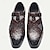 voordelige Herensandalen-Voor heren Sandalen Leren schoenen vissers sandalen Leer Italiaans volnerf rundleer Ademend Comfortabel Anti-slip Veters Zwart Koffie