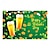 cheap Prints-StPatrick&#039;s Day Background Cloth Flag Festival Party Decoration Irish Clovers Theme Banner 90*150cm/115*180cm Birthday Party Decorations for Men