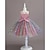 billige Festkjoler-regnbuepaljettstjerne til jenter tutu-kjole helårs, bomullsforet, galaksemønstret, med sløyfebelte&amp;amp; kontrastfargede paljettdetaljer behagelige&amp;amp; holdbar for bryllupsgjester