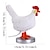 halpa Koristevalot-1kpl pääsiäinen valkoinen kana jäljitelmä kanan koristeet laittaa hartsi askartelupöytä yövalo