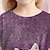 halpa Yöpuvut-Tyttöjen 3D Kissa Yöpuvut Yöpaita Lyhythihainen 3D-tulostus Kesä Aktiivinen Muoti söpö tyyli Polyesteri Lapset 3-12 vuotta Tiukka pyöreä kaula-aukko Koti Kausaliteetti Sisällä Normaali