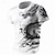 ieftine Tricouri 3D Bărbați-Grafic Animal Balaur Retro / vintage Casual Subcultura Bărbați Tipărire 3D Tricou Sport exterior Concediu Ieșire Tricou Alb Mov Maro Manșon scurt Stil Nautic Cămașă Primavara vara Îmbrăcăminte S M L