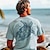 voordelige 3D-T-shirts voor heren-Grafisch dier Schildpad Dagelijks Ontwerper Casual Voor heren 3D-afdrukken T-shirt Feestdagen Vakantie Uitgaan T-shirt Wit 1 Blauw 2# Blauw 1# Korte mouw Strakke ronde hals Overhemd Lente zomer