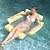 billiga hawaiiansommarfest-pvc uppblåsbar flytande rad i simbassäng hopfällbar vattennät tyg randig hängmatta vuxen nöjesstol flytande säng