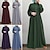 billige Arabisk muslim-Dame Kjoler Abaya Kappe Dubai islamsk Arabisk Arabisk Muslim Ramadan Voksne Kjole