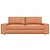 abordables IKEA Cubiertas-Funda sofá 3 plazas kivik fundas acolchadas 100% algodón color liso serie ikea kivik