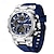 cheap Digital Watches-SANDA Men Digital Watch Large Dial Outdoor Sports Tactical Luminous Stopwatch Alarm Clock Countdown Silicone Watch