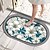 cheap Mats &amp; Rugs-Floral Bathroom Bath Mats Creative Absorbent Bathroom Rug Diatomaceous Earth Non Slip