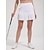 preiswerte Designer-Kollektion-Damen Golf Skorts Weiß Röcke Damen-Golfkleidung, Kleidung, Outfits, Kleidung