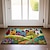 voordelige Portier-kleurrijke huizen deurmat vloermatten wasbare tapijten keukenmat antislip oliebestendig tapijt binnen buiten mat slaapkamer decor badkamer mat entree tapijt