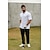 cheap Designer Collection-Men&#039;s Golf Polo Shirt White Short Sleeve Sun Protection Top Cartoon Golf Attire Clothes Outfits Wear Apparel