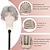 preiswerte ältere Perücke-Splittergraue, kurze, lockige Perücken mit Haarpony für Frauen, hitzebeständige, natürlich glänzende synthetische Vollhaarperücken im 70er-Jahre-Look für Frauen