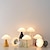 billige Bordlys-bærbar dæmpbar svampelampe til soveværelse, led sengelampe med usb-opladning, ledningsfri natlampe til boligindretning