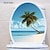 cheap Wall Stickers-Summer Beach Coconut Tree, Cute Kittens, and Big-Billed Birds Toilet Decal - Removable Bathroom Sticker for Toilet Seats - Home Decor Wall Decal for Bathrooms