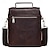 cheap Men&#039;s Bags-Men&#039;s Crossbody Bag Shoulder Bag Messenger Bag Nappa Leather Cowhide Daily Zipper Black