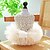 cheap Dresses-Dog Cat Wedding Dress Cute Party Winter Breathable Soft Washable Comfortable Outdoor Wedding Party Casual Daily Dog Clothing for Bichon Frise Pomeranian Baby Pet Papillon Small