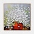 abordables Pinturas florales/botánicas-Pintado a mano 3d moderno lienzo flor pintura florero negro blanco flor floreciente pintura al óleo floral para la decoración del hogar