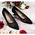 cheap Wedding Shoes-Women&#039;s Heels Wedding Shoes Party Rhinestone Kitten Heel Low Heel Pointed Toe Elegant Microbial Leather Loafer Silver Black Gold
