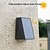 cheap Outdoor Wall Lights-1 Pc solar powered wall lamp with upper and lower lights, outdoor fence, courtyard, garden decoration light
