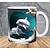 お買い得  マグカップ＆カップ-3D イルカ セラミック コーヒー マグ オーシャン チャーム 新着 絶妙な魚のデザイン ティー カップ - イルカ愛好家に最適