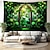 cheap Landscape Tapestry-Lucky Clovers Hanging Tapestry Wall Art Large Tapestry Mural Decor Photograph Backdrop Blanket Curtain Home Bedroom Living Room Decoration
