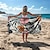 voordelige sets strandlakens-zandbestendige strandlaken zachte hoes deken tropische mopshond groot 3D-printpatroon handdoek badhanddoek strandlaken deken klassiek 100% microvezel comfortabele dekens