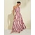 cheap Print Casual Dress-Satin Print One Shoulder Maxi Dress