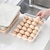 Χαμηλού Κόστους Κουζίνα Αποθήκευση-Κουτί αποθήκευσης αυγών 24 σχάρων με καπάκι για ψυγείο - οργανωτής κουζίνας για φρεσκάδα, δίσκος αυγών ανθεκτικός στη σκόνη
