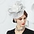 ieftine Pălării Party-pălării sinamay farfurie pălărie pălărie sinamay pălărie sinamay nuntă ceai nuntă elegantă cu dantelă din pene caciula laterală