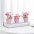 baratos Plantas Artificiais-Conjunto de mini vasos de flores artificiais de 3 peças: rosas decorativas, peônias e hortênsias perfeitas para decoração festiva durante todo o ano, casamentos, festas, casa, quarto, loja, exibição