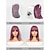 halpa Synteettiset trendikkäät peruukit-Cosplay-peruukit Synteettiset peruukit Suora Luonnollinen suora Bob-leikkaus Otsatukka Koneella valmistettu Peruukki 12 tuumaa Hopea Purppura Synteettiset hiukset Naisten Sekoitettu väri