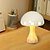billiga sänglampa-bordslampa trä klassisk mario svamp bordslampa sovrum sängbord bambu material varmvit 110-240v
