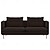 voordelige Sofadoek-3 Zits Sofahoes Effen Kleur Gequilt 100% Katoen Slipcovers Futonhoes met Armleuningen
