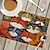 cheap Placemats &amp; Coasters &amp; Trivets-Linens Dining Table Placemats Doodle Art Cat Series Waterproof Oil Proof and Insulated Household Dining Table Mats Heat Resistant Waterproof Oil Proof and Insulated Household Dining Table Mats for Kitchen Coffee Center Table Side Party 1PC