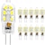 abordables Luces LED bi-pin-10/20 piezas mini g4 bombilla led 2w ampolla lámpara led ac dc12v ac 220v luces de maíz reemplazar foco halógeno lámpara halógena