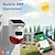 cheap Burglar Alarm Systems-Solar Strobe Alarm Light With Motion  120db Sound Siren Remote Controller 7 Mode.Realtime APP Notification For Home Farm Barn Villa Yard