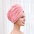cheap Towels-Dry Hair Cap Embroidery Cap Double-Layer Shower Cap Quick-Drying Strong Water Absorption Thickened Home Bag Hair Dry Hair Towel Back To School College Student