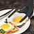 billiga Frukt och grönsakstillbehör-2 i 1 grepp och vänd spateltång äggflippertång pannkaka fisk french toast omeletttillverkning för matlagningsverktyg i hemköket