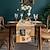 ieftine Fețe de masă decorative-Aleargă de masă în stil rustic cu imprimeu floral, decor de masă de bucătărie, decor imprimat alergare de masă pentru interior, în aer liber, casă, fermă, vacanță, nuntă, decorare petrecere de naștere